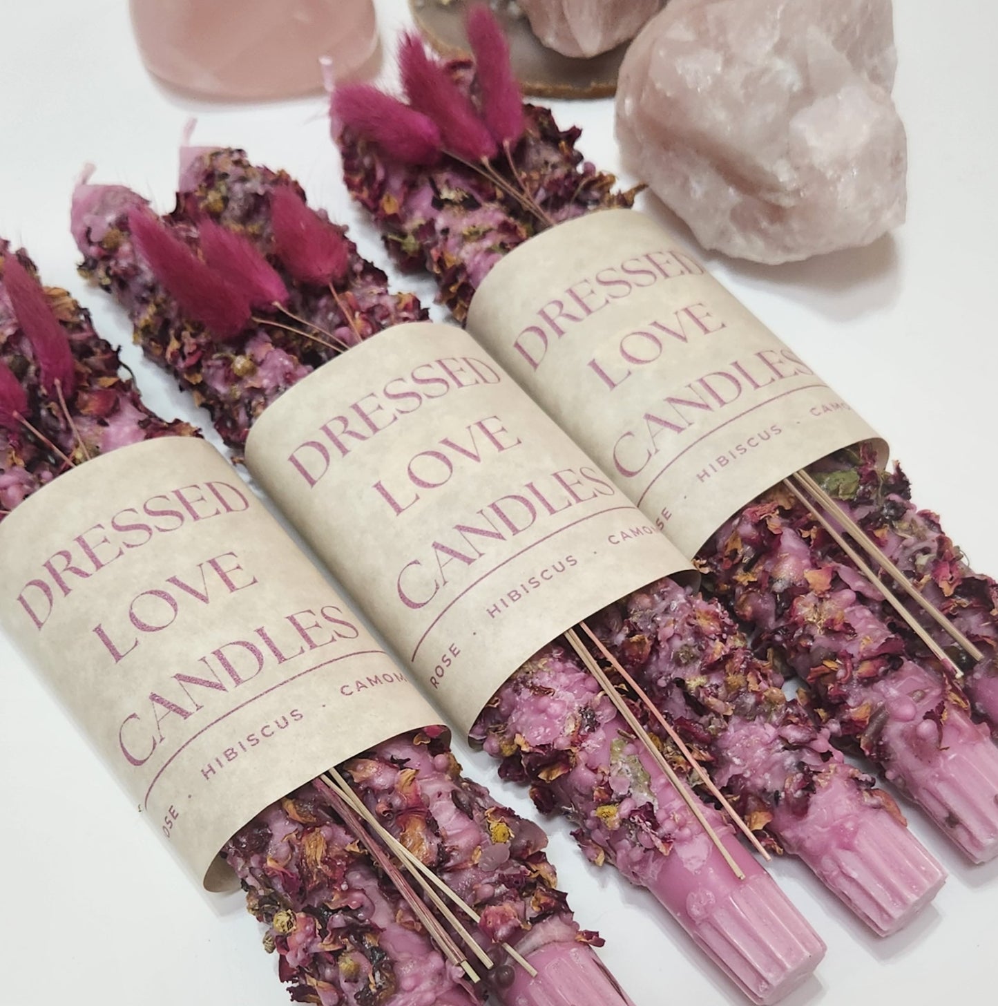 Dressed Love Candles - 2 Pack