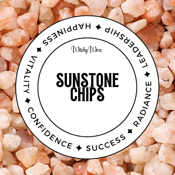 Sunstone Crystal Chips