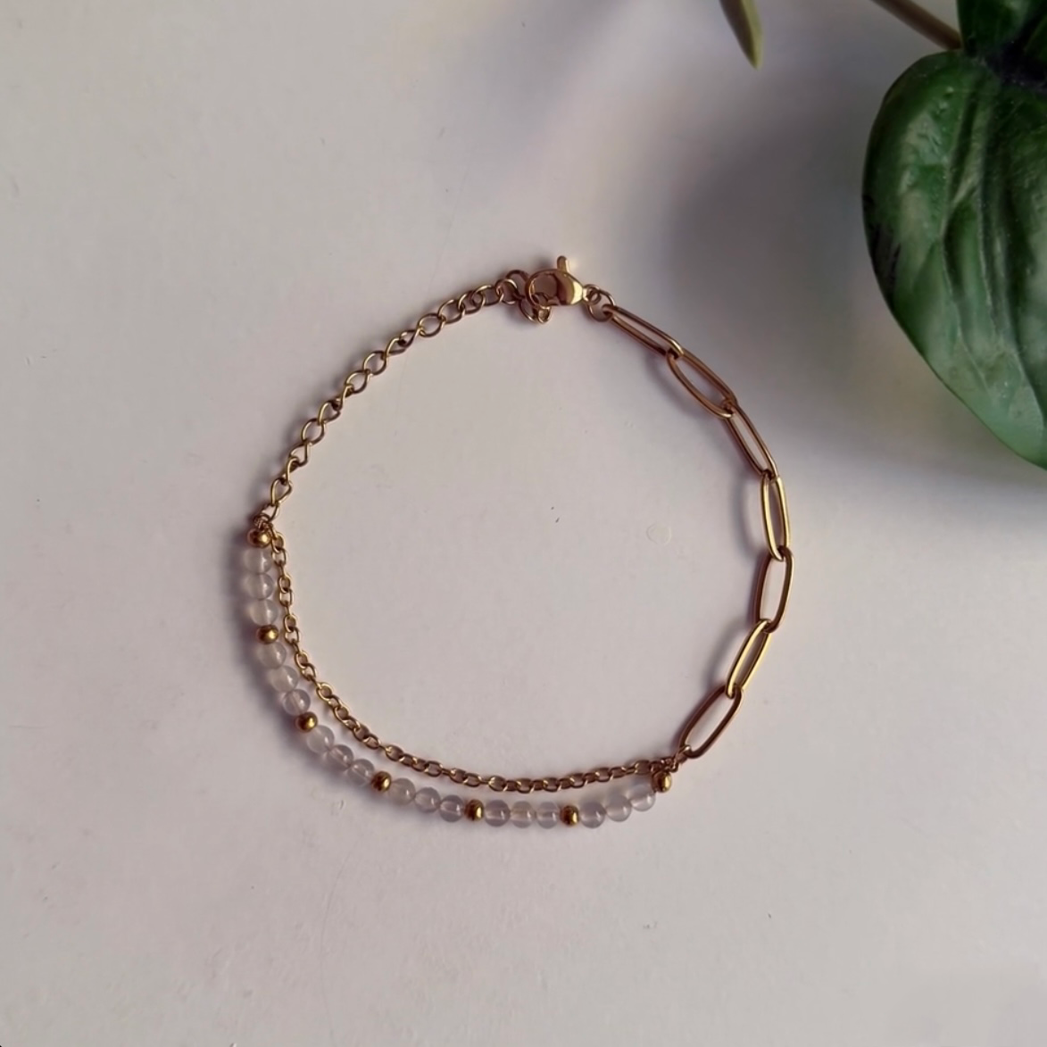 The Chloe Bracelet | Clear Quartz