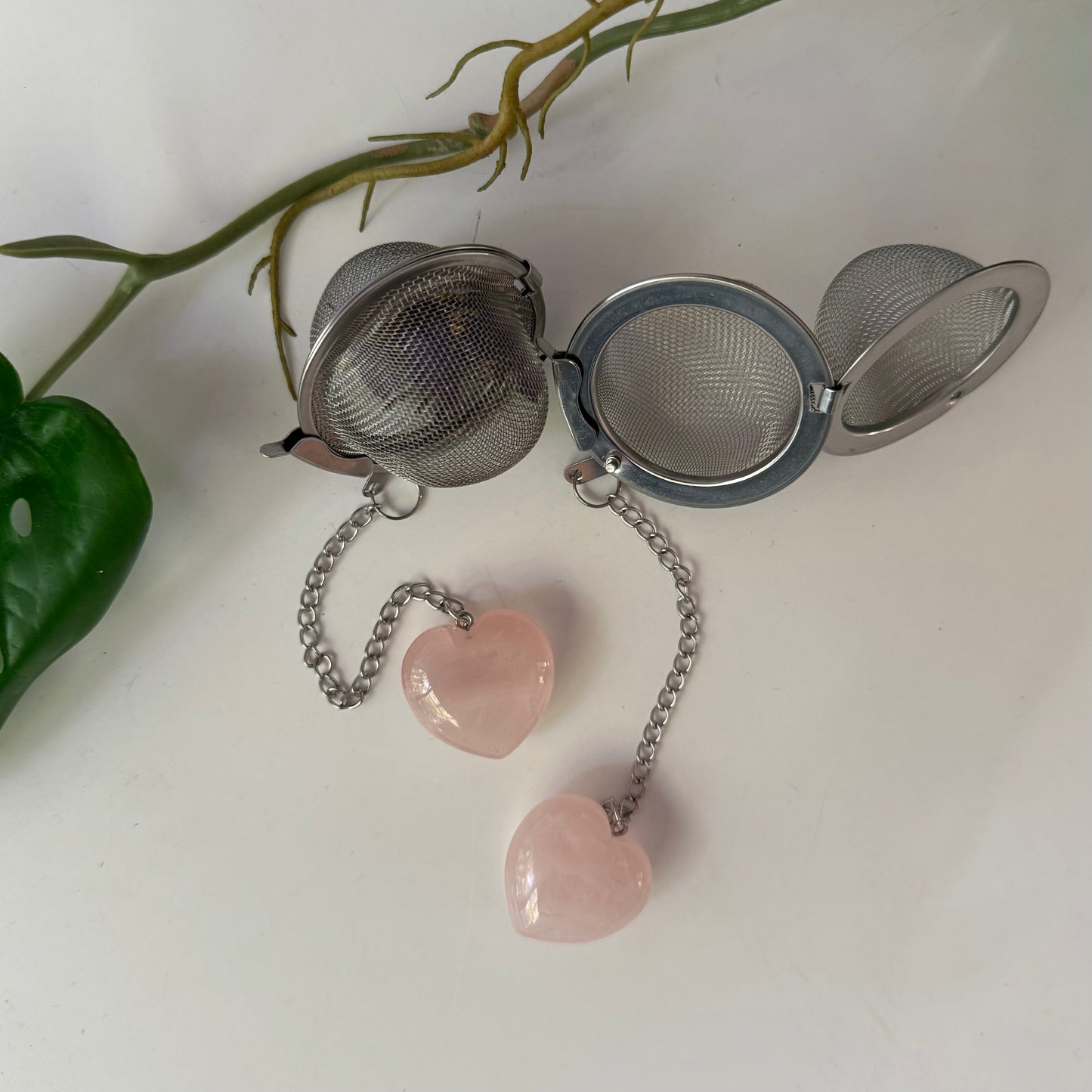 Rose Quartz Tea Infuser