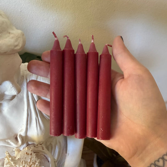 5pk - Red Wish Candles