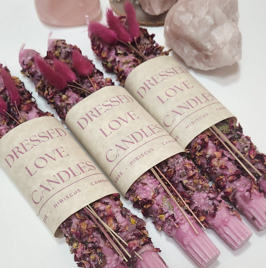 Dressed Love Candles - 2 Pack