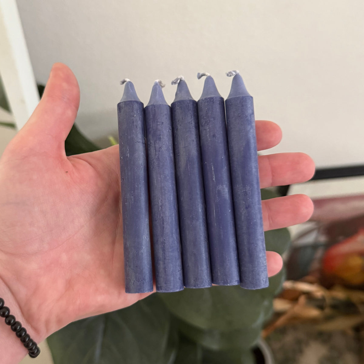 5Pk - Navy Blue Wish Candles