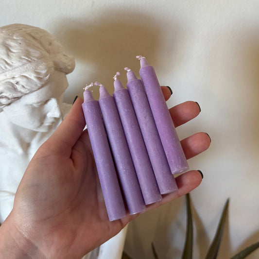 5pk - Purple Wish Candles