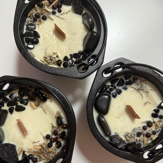 Protection Cauldron Candle