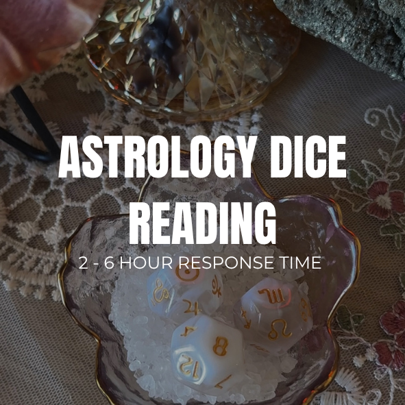 Astrology Dice Reading | 2-6 hr Response Time