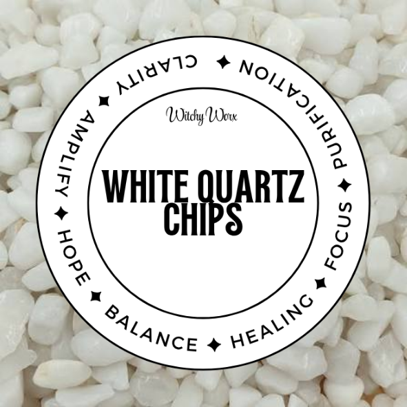 White Quartz Crystal Chips