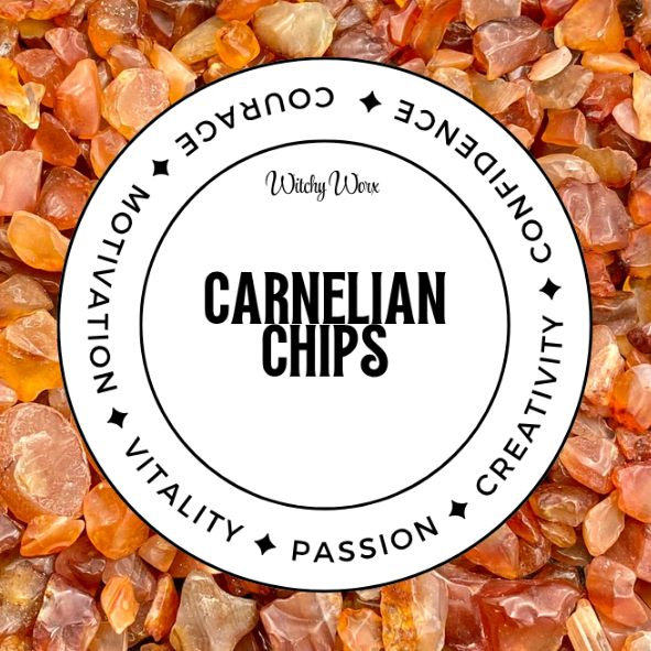 Carnelian Crystal Chips
