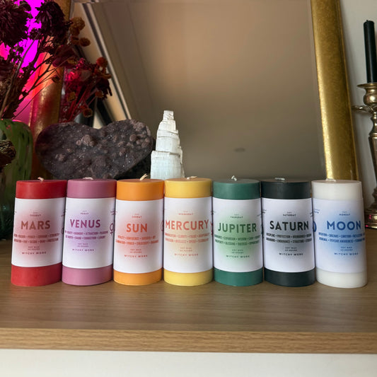 Planetary Candle Set