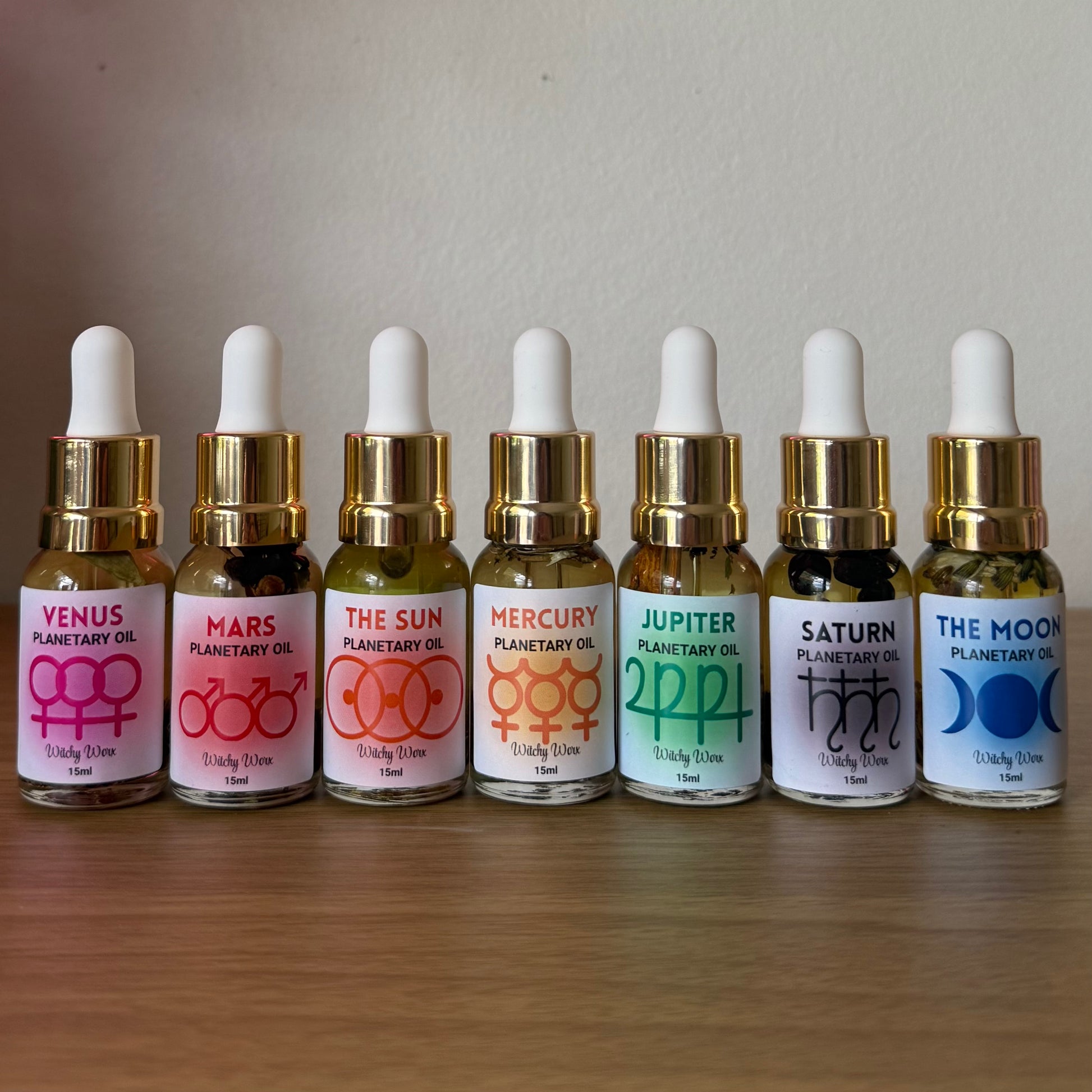 Planetary Ritual Oils Planetary Oil Set - 7 Pack – Witchy Worx