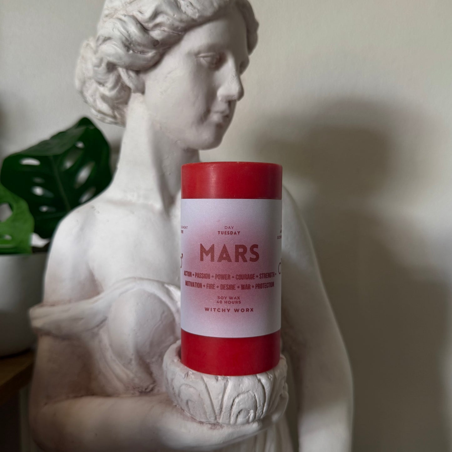 Mars Planetary Candle
