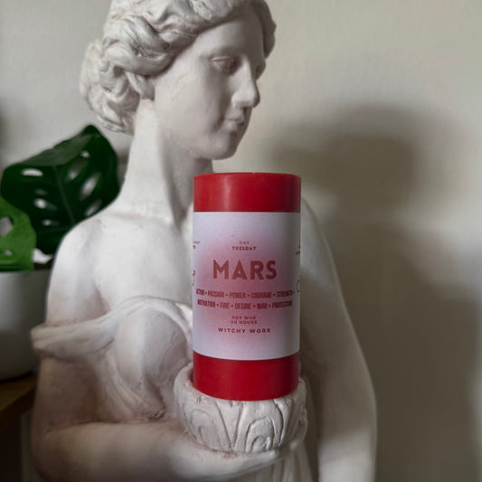 Mars Planetary Candle