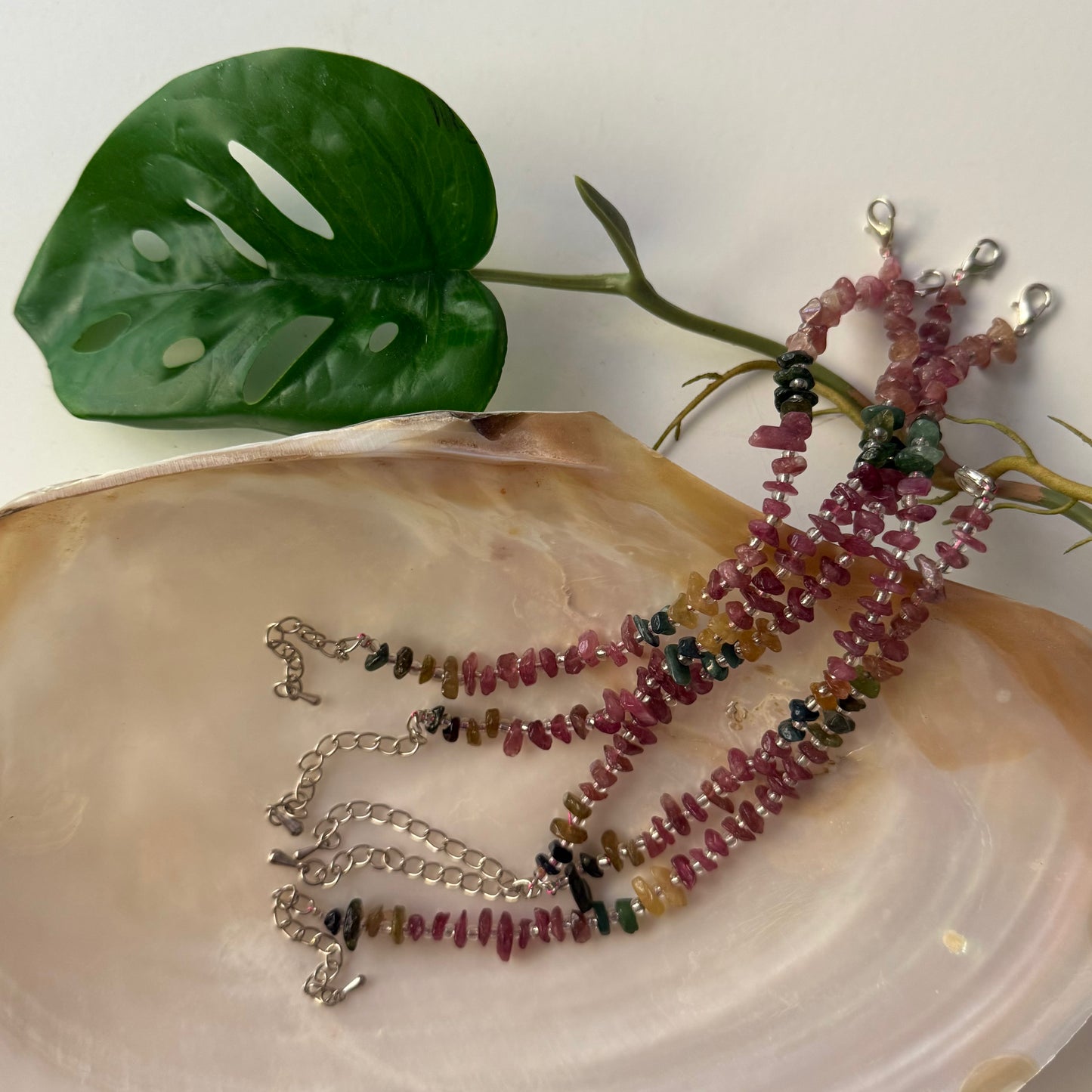 The Wildflower Bracelet | Mixed Tourmaline + Clear Quartz