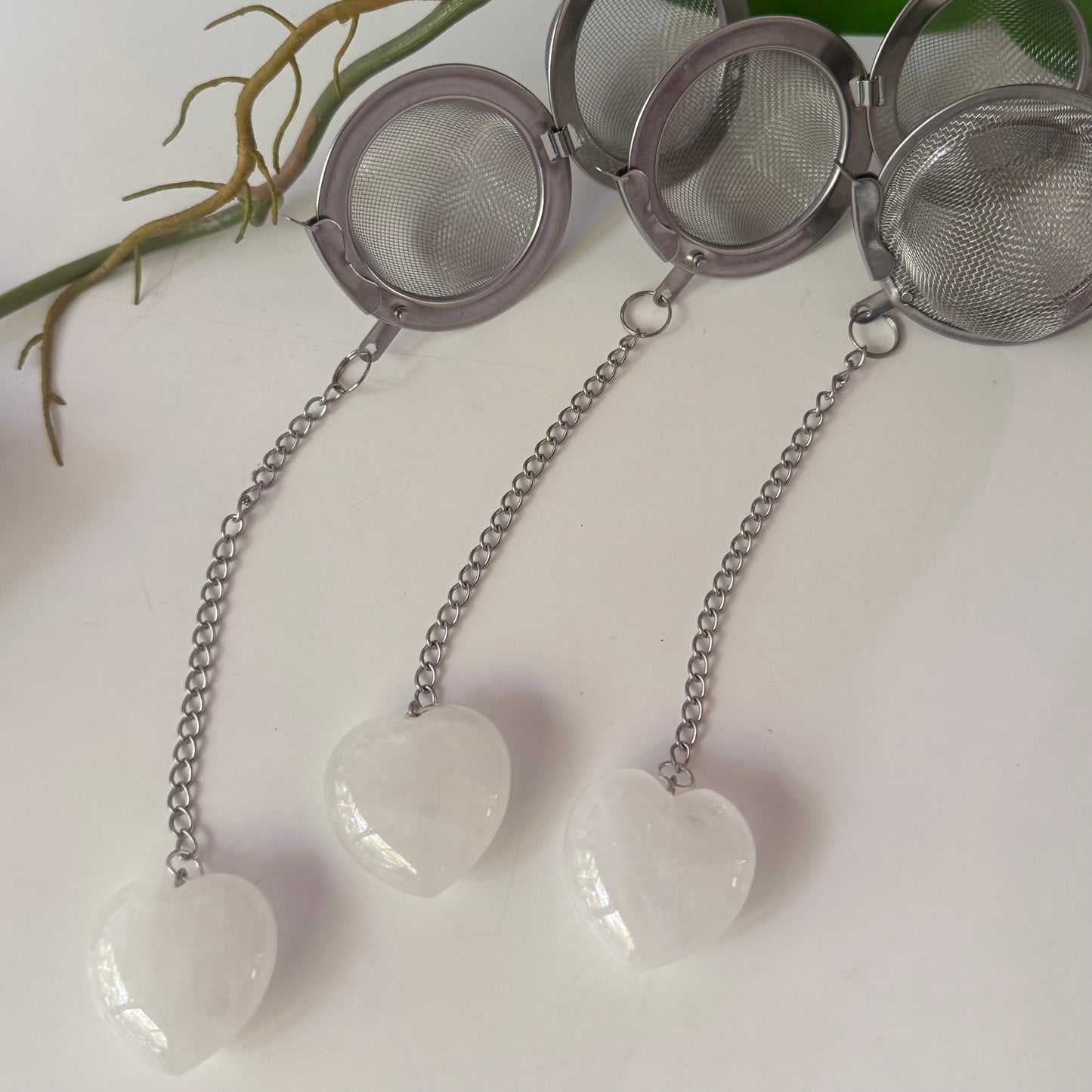 Clear Quartz Tea Infuser