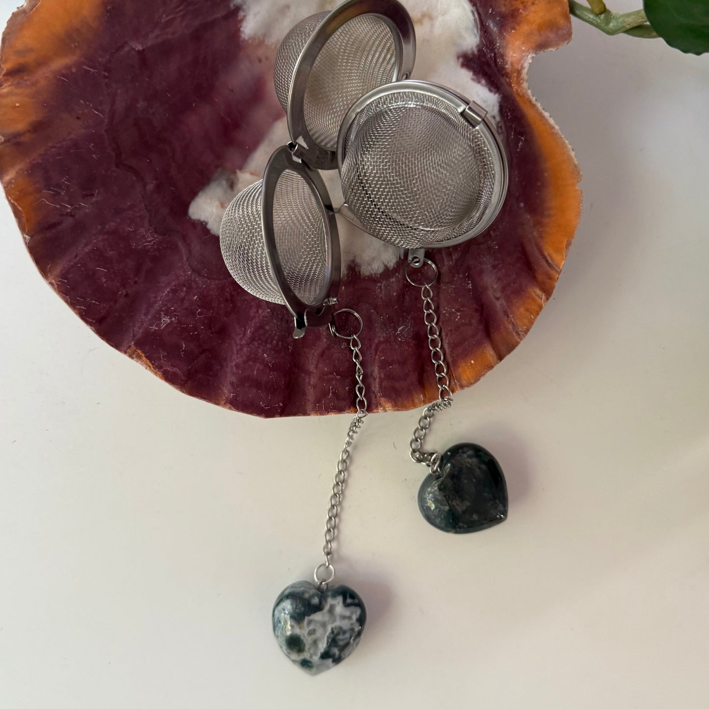 Moss Agate Tea Infuser