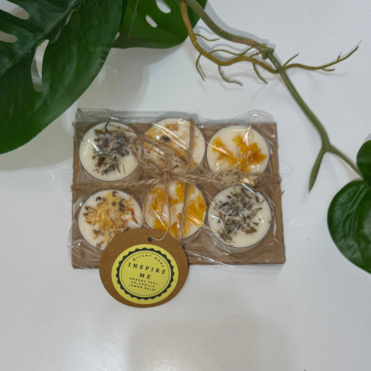 Inspire Me Dressed Tealights - 6 Pack