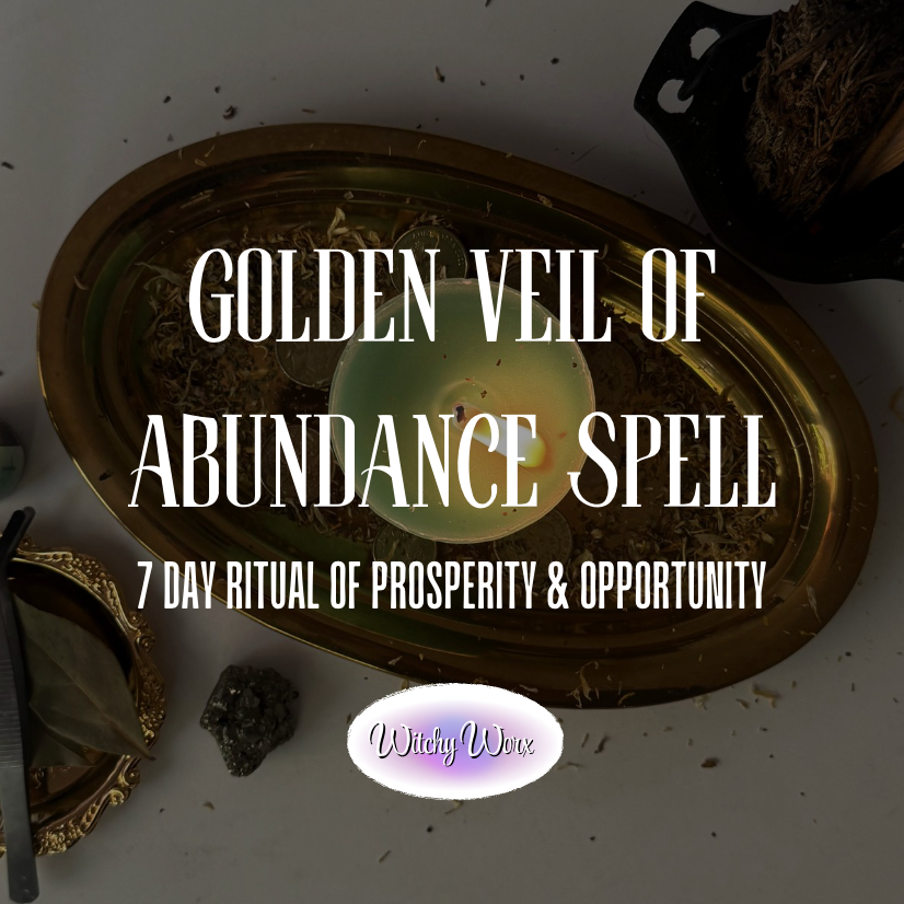 Golden Veil of Abundance Spell - eBook